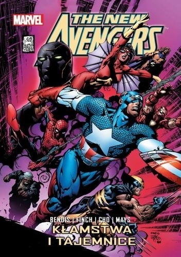 Okładki książek z cyklu New Avengers