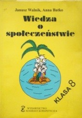 Okładka książki Wiedza o społeczeństwie Janusz Walnik