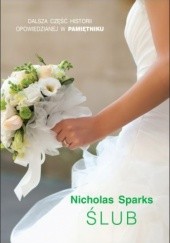 Okładka książki Ślub Nicholas Sparks