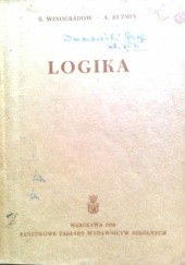 Okładka książki Logika A. Kuźmin, S. Winogradow