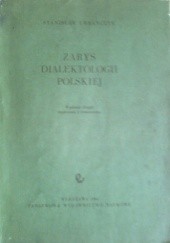 Okładka książki Zarys dialektologii polskiej Stanisław Urbańczyk