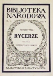 Okładka książki Rycerze Arystofanes