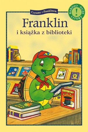 Okładka książki Franklin i książka z biblioteki Sharon Jennings