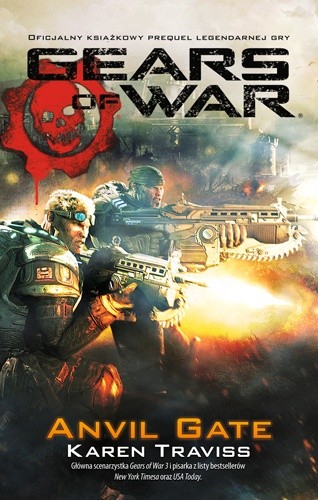 Okładki książek z cyklu Gears of War