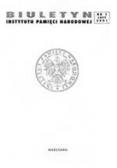 Okładka książki Biuletyn IPN nr 1/2001 Instytut Pamięci Narodowej (IPN)