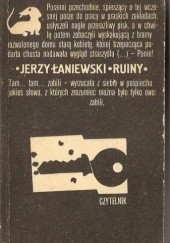 Okładka książki Ruiny Jerzy Łaniewski