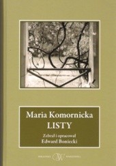 Okładka książki Listy Maria Komornicka