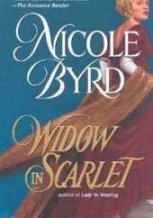 Okładka książki Widow in Scarlet Nicole Byrd
