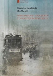 Okładka książki Wspomnienia policjanta z warszawskiego getta Stanisław Gombiński