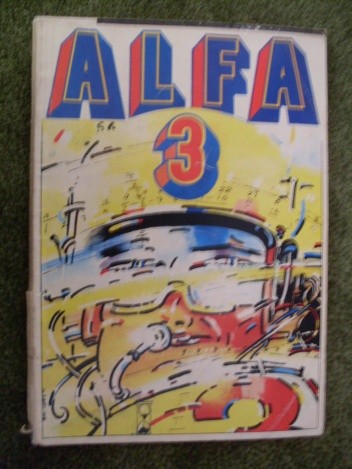 Okładki książek z cyklu Alfa