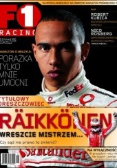 Okładka książki F1 Racing nr 11/2007 Redakcja magazynu F1 Racing