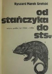 Okładka książki Od Stańczyka do STS-u : satyra polska lat 1944-1956 Ryszard Marek Groński