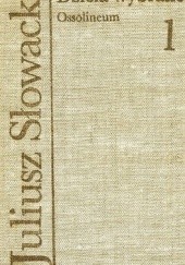 Okładka książki Dzieła wybrane. Tom 1 - Liryki i powieści poetyckie Juliusz Słowacki