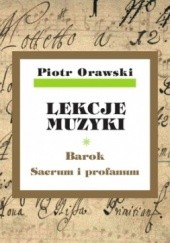 Okładka książki Lekcje muzyki. Barok. Sacrum i profanum