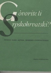 Okładka książki Govorite li srpskohrvatski? Maria Krukowska