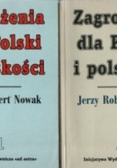 Okładka książki Zagrożenia dla Polski i polskości, t.1-2 Jerzy Robert Nowak