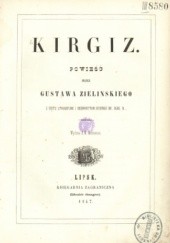 Okładka książki Kirgiz Gustaw Zieliński