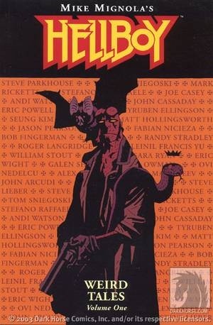Okładki książek z cyklu Hellboy