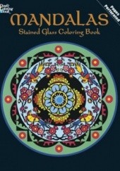 Okładka książki Mandalas Stained Glass Coloring Book Marty Noble