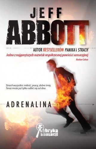 Okładka książki Adrenalina Jeff Abbott