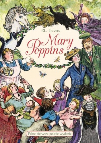 Okładki książek z cyklu Mary Poppins