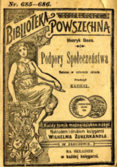 Okładka książki Podpory Społeczeństwa - Henrik Ibsen