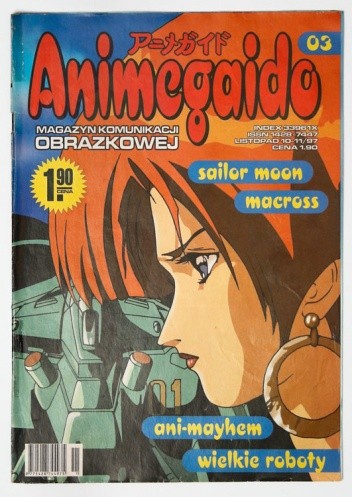 Okładka książki Animegaido 03 (listopad 1997) Waldemar Nowak, Redakcja magazynu Animegaido