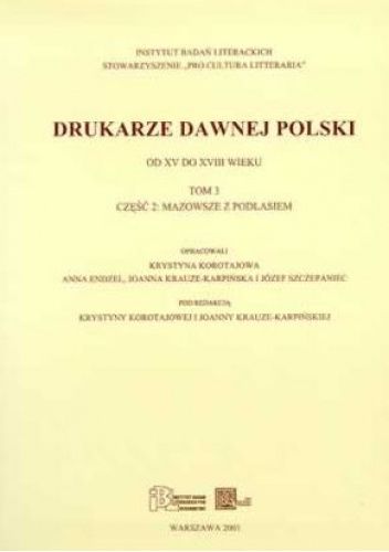 Okładki książek z serii Książka w Dawnej Kulturze Polskiej