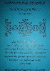 Okładka książki Aforyzmy Antoine de Saint-Exupéry
