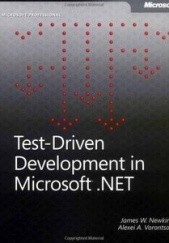 Okładka książki Test-Driven Development in Microsoft .NET James W. Newkirk, Alexei A. Vorontsov