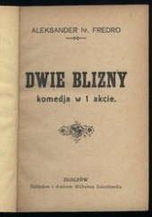 Okładka książki Dwie Blizny Aleksander Fredro