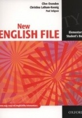 Okładka książki New English File Elementary Christina Latham-Koenig, Clive Oxenden, Paul Seligson