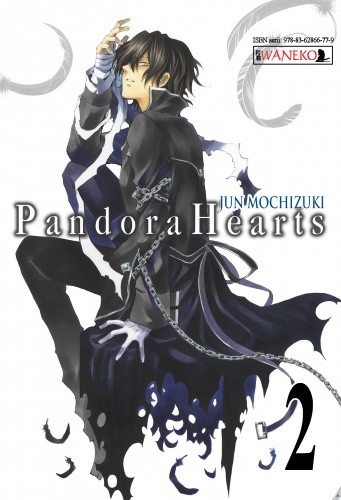 Okładki książek z cyklu Pandora Hearts