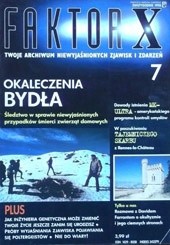 Okładka książki Faktor X Twoje archiwum niewyjaśnionych zjawisk i zdarzeń, nr 7 Redakcja magazynu Faktor X