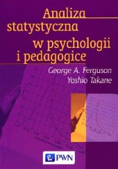 Okładka książki Analiza statystyczna w psychologii i pedagogice