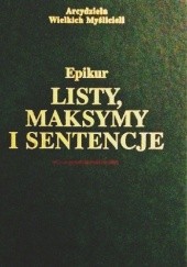 Okładka książki Listy, maksymy i sentencje Epikur z Samos