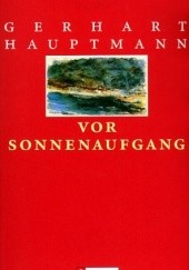Okładka książki Vor Sonnenaufgang Gerhart Hauptmann