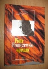 Okładka książki Piotr Fronczewski opisany Dariusz Domański