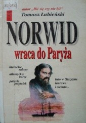 Okładka książki Norwid wraca do Paryża Tomasz Łubieński
