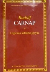 Okładka książki Logiczna składnia języka Rudolf Carnap