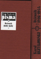 Okładka książki Dziennik. Tom 1-2: 1891-1897 i 1916-1944 Karol Irzykowski