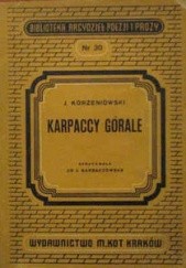 Okładka książki Karpaccy górale Józef Korzeniowski