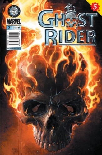 Okładki książek z cyklu Ghost Rider