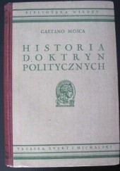 Okładka książki Historia doktryn politycznych Gaetano Mosca