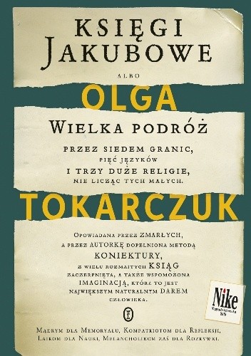 Olga Tokarczuk Księgi Jakubowe audiobook
