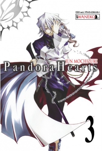 Okładki książek z cyklu Pandora Hearts