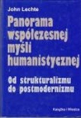 Okładka książki Panorama współczesnej myśli humanistycznej. Od strukturalizmu do postmodernizmu