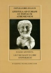 Okładka książki List do rady i ludu ateńskiego Julian Apostata