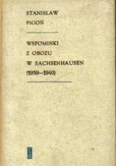 Okładka książki Wspominki z obozu w Sachsenhausen Stanisław Pigoń