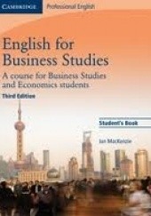 Okładka książki English for Business Studies Ian MacKenzie